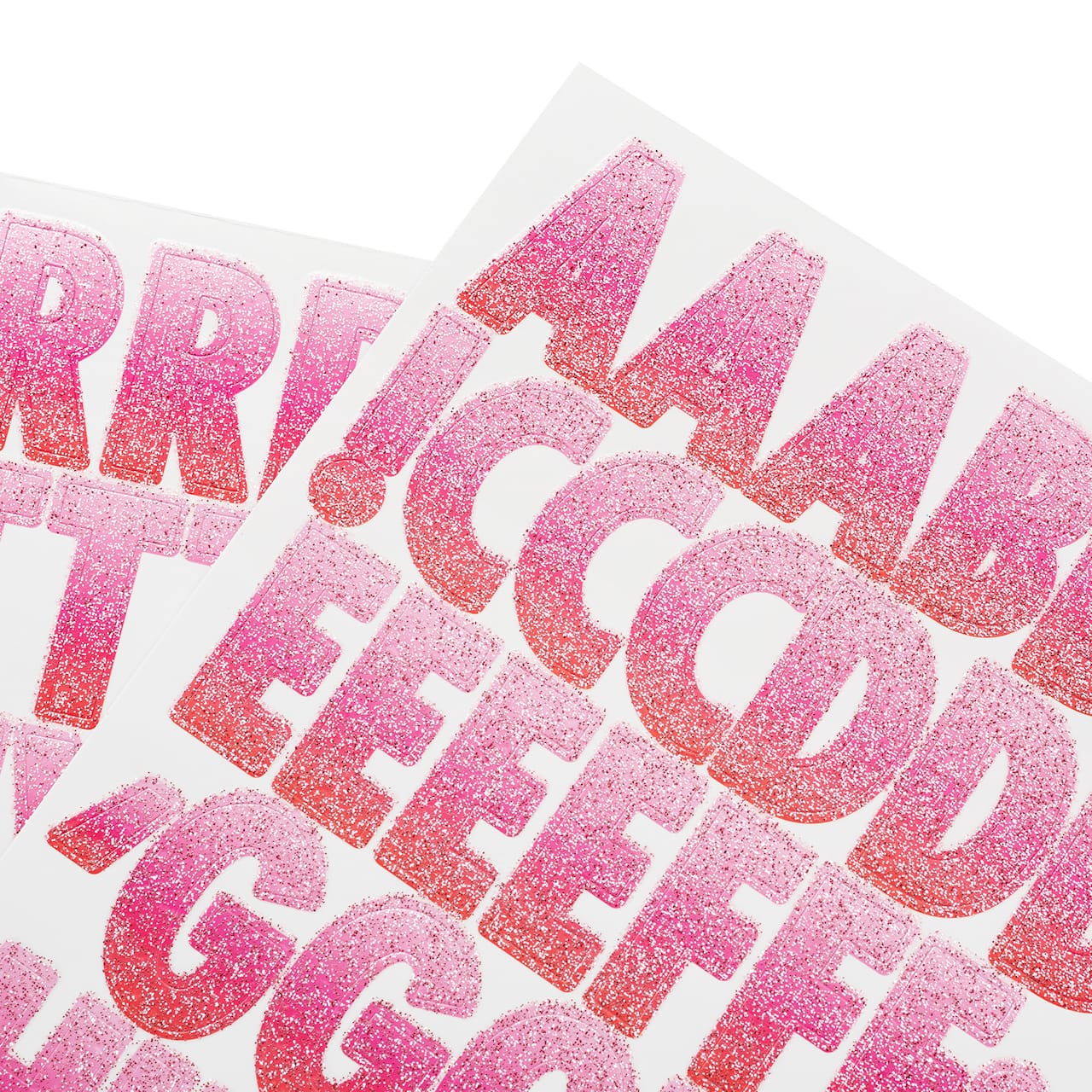 Glitter Pink Ombre Alphabet Stickers by Recollections™